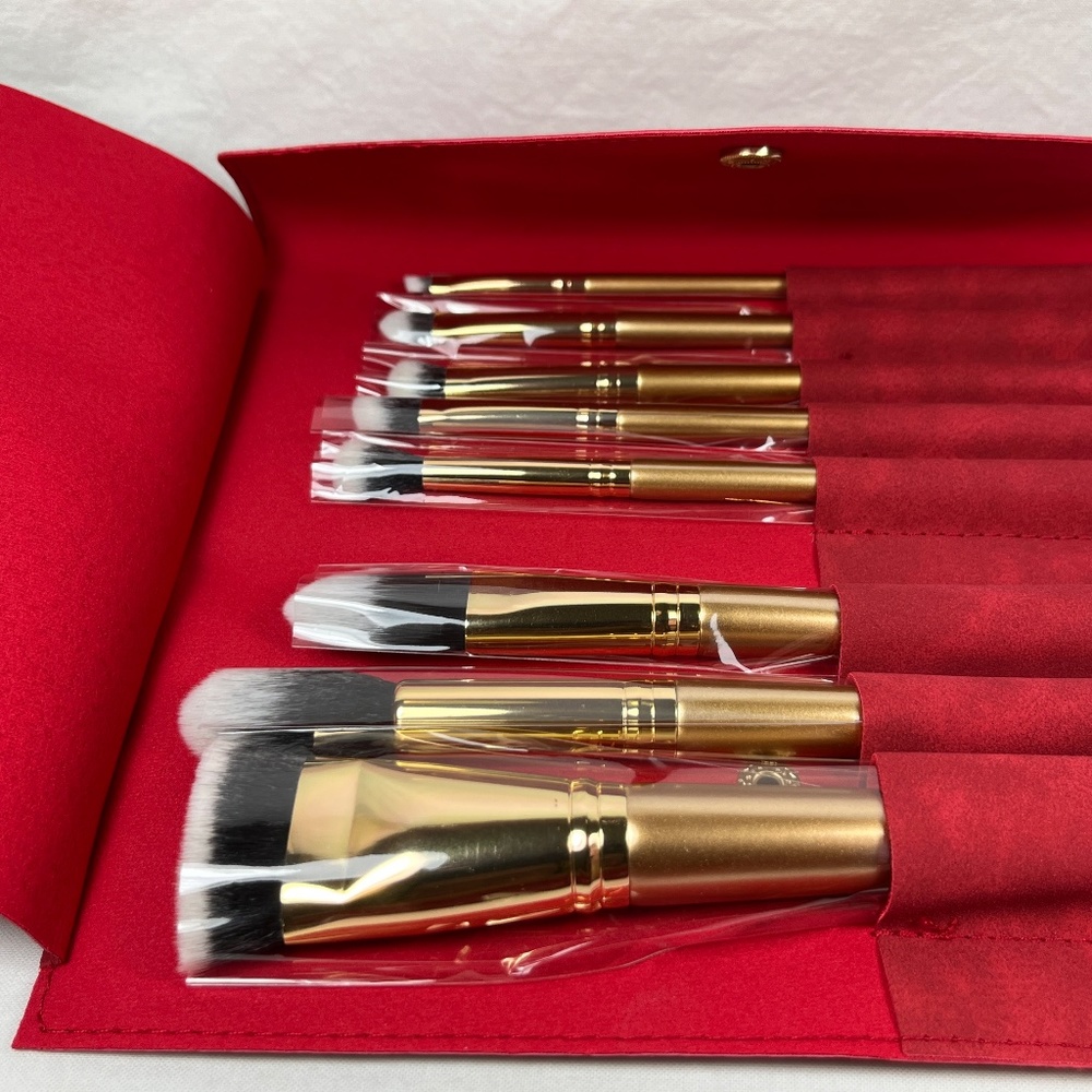 LUXIE BEAUTY Glitter & Gold Brush Set